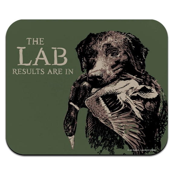 The Lab Results are in Labrador Duck Hunting Low Profile Thin Mouse Pad Mousepad