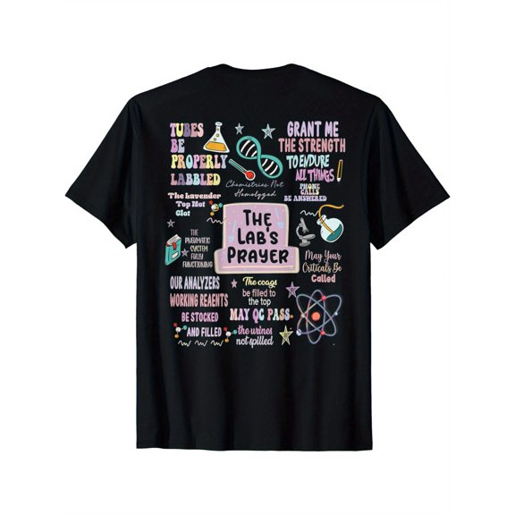 The Lab'S Prayer Medical Laboratory Scientist (On Back) T-Shirt