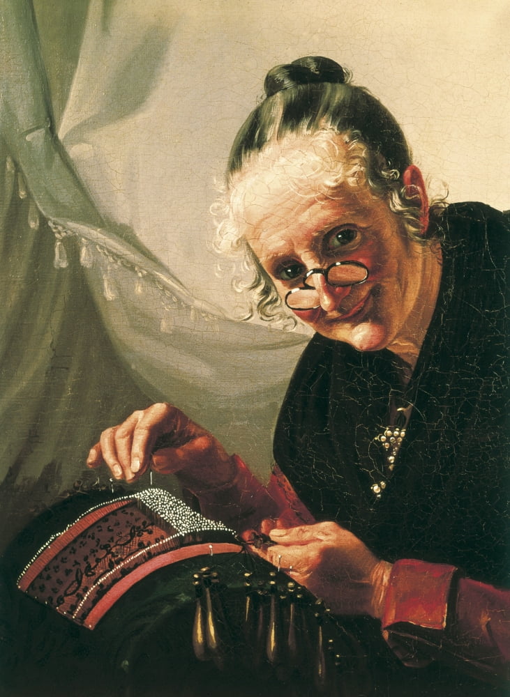 The Lacemaker Canvas Art - (18 x 24)