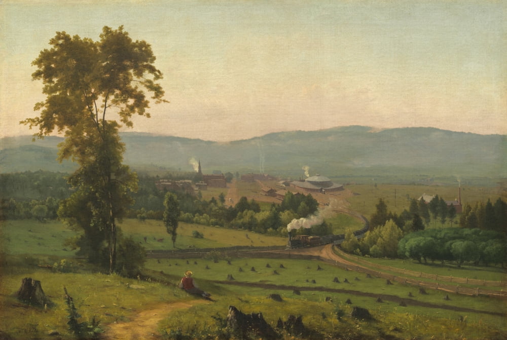 The Lackawanna Valley Canvas Art - (24 x 18)