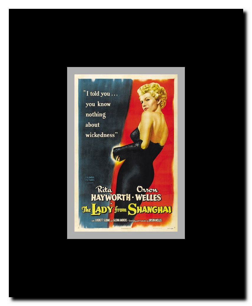 The Lady From Shanghai Framed Movie Poster