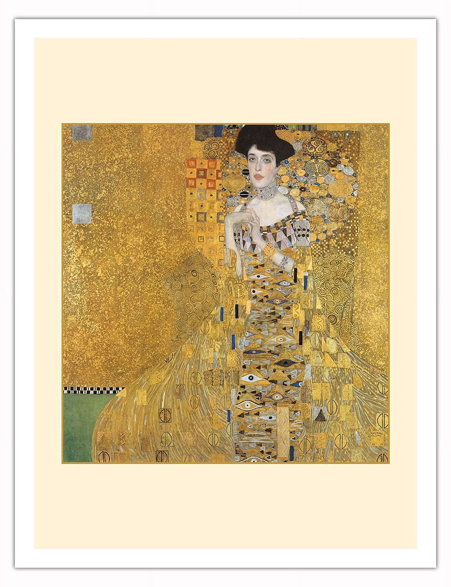 woman in the gold dress painting Art-Size Artist Series main image 1