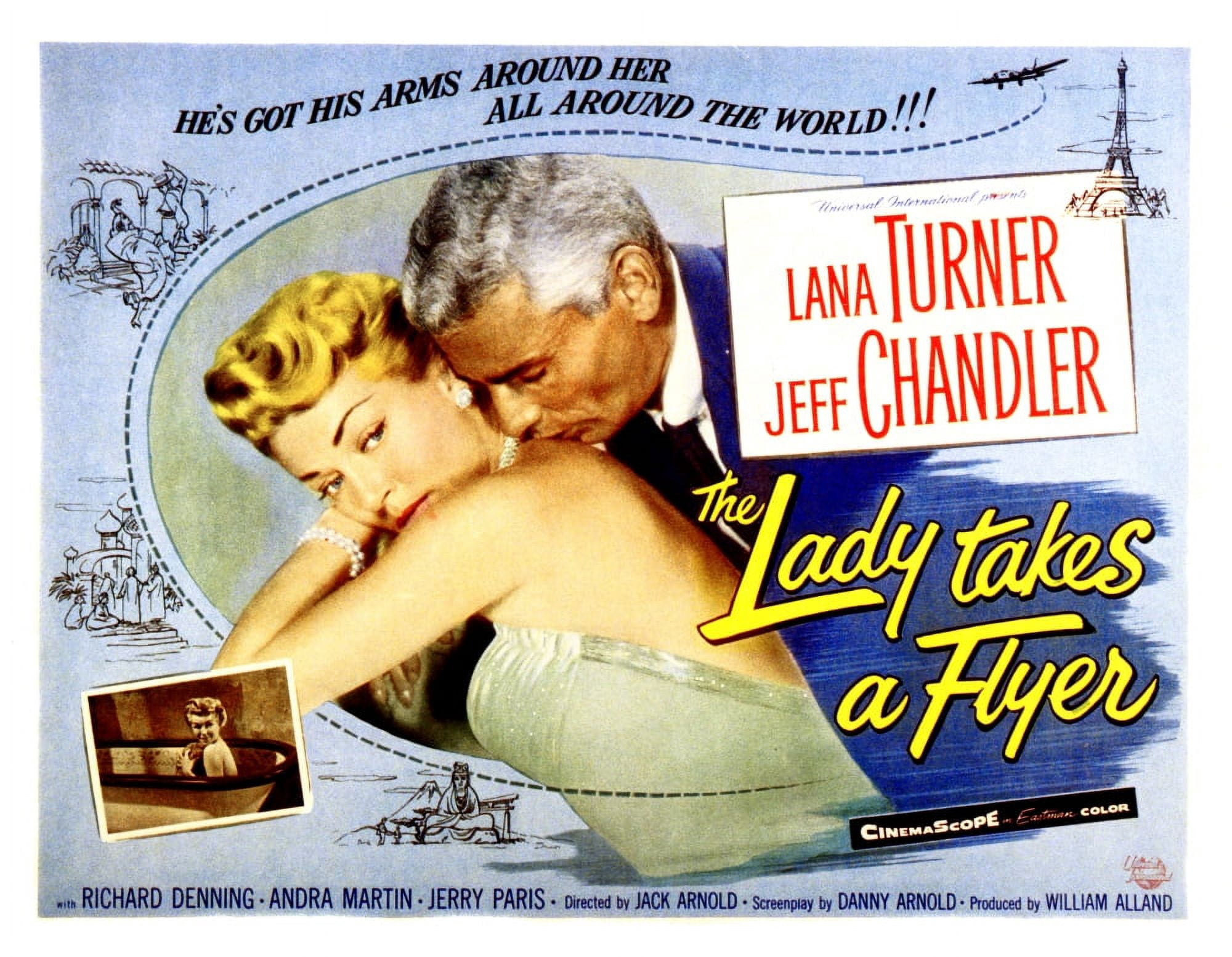 The Lady Takes A Flyer Canvas Art - (28 x 22)