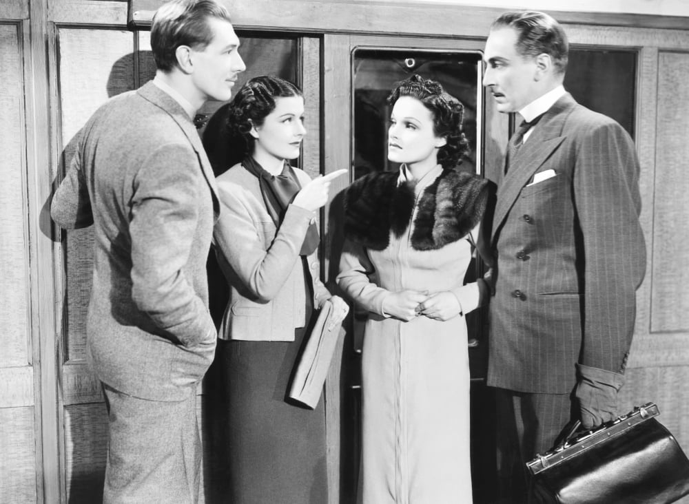 The Lady Vanishes Canvas Art -  (28 x 22)