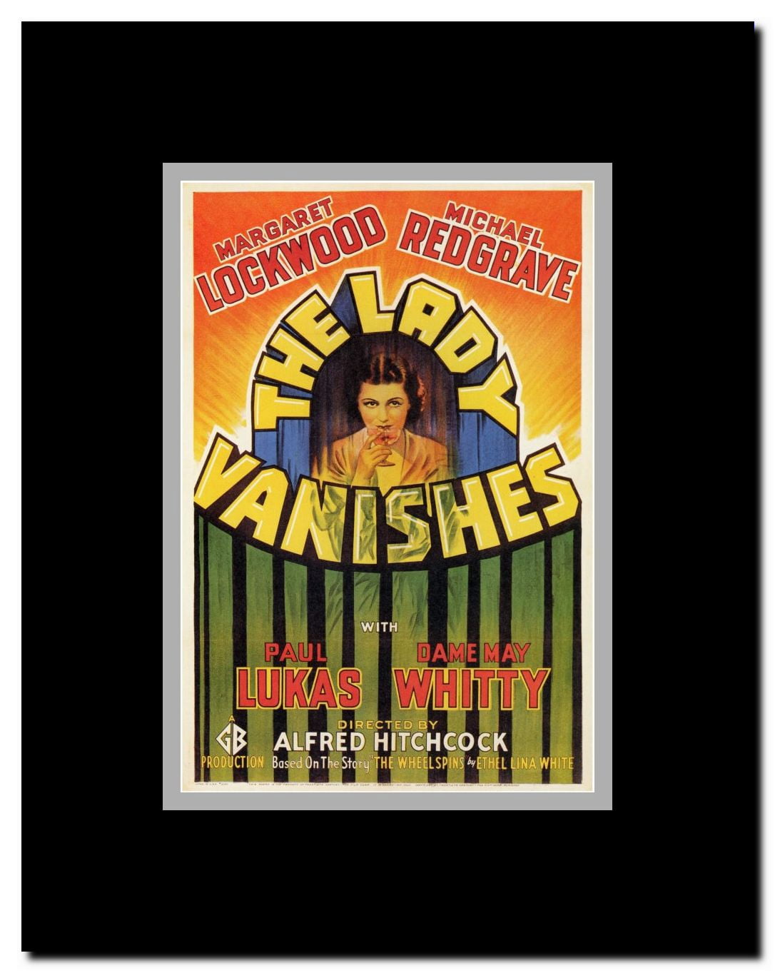 The Lady Vanishes Framed Movie Poster