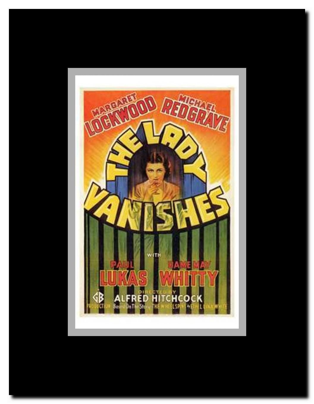 The Lady Vanishes Framed Movie Poster
