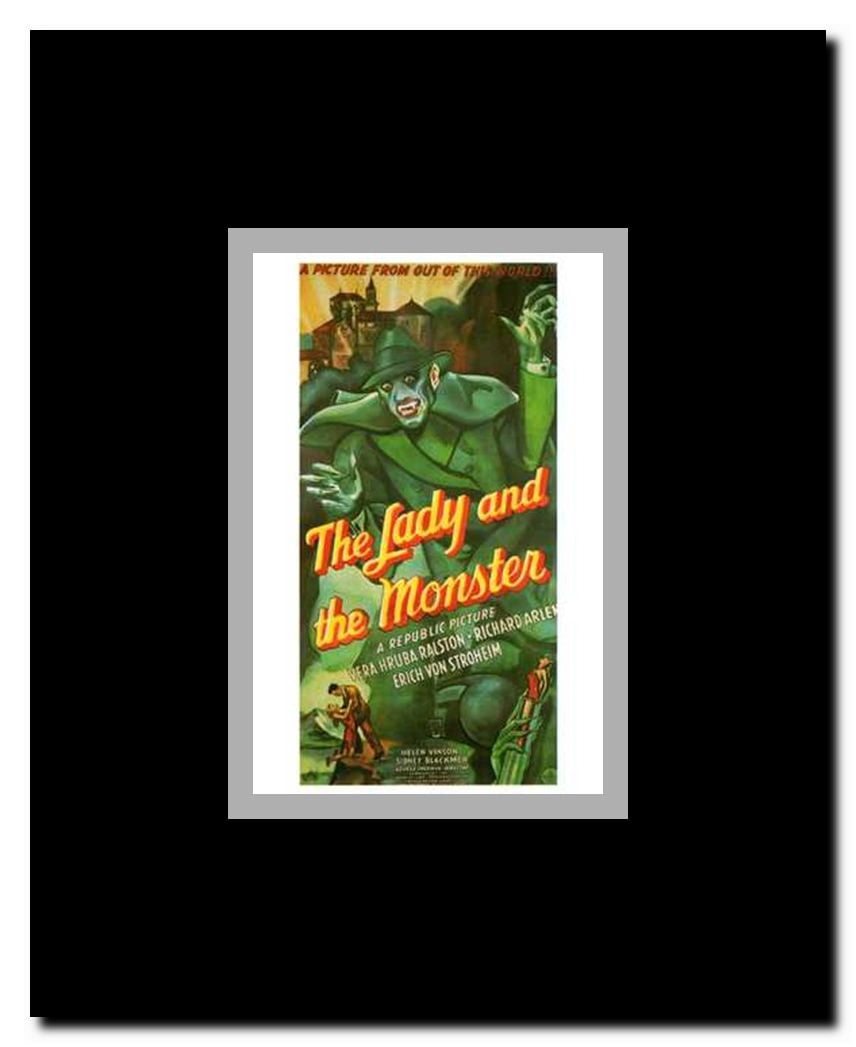 The Lady and the Monster Framed Movie Poster