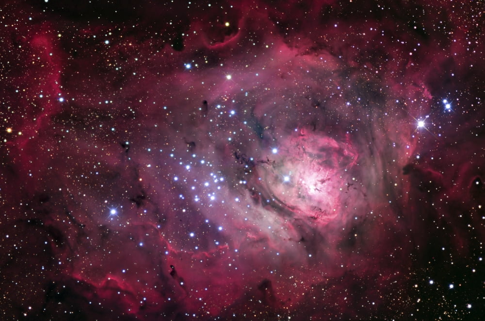 The Lagoon Nebula Canvas Art - Robert GendlerStocktrek Images (17 x 12)