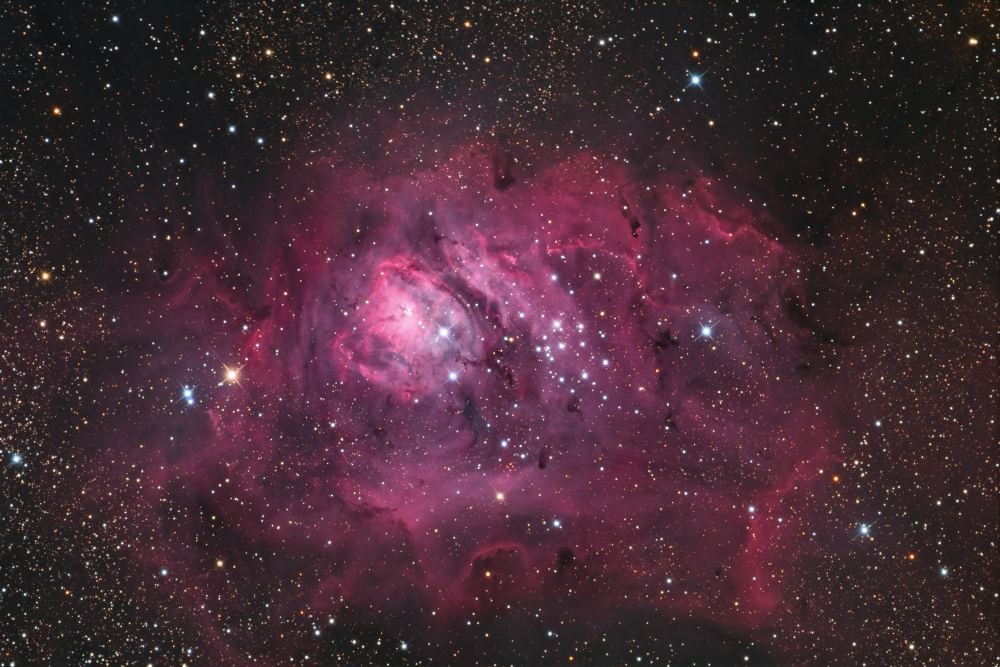 The Lagoon Nebula Canvas Art - Roth RitterStocktrek Images (17 x 12)
