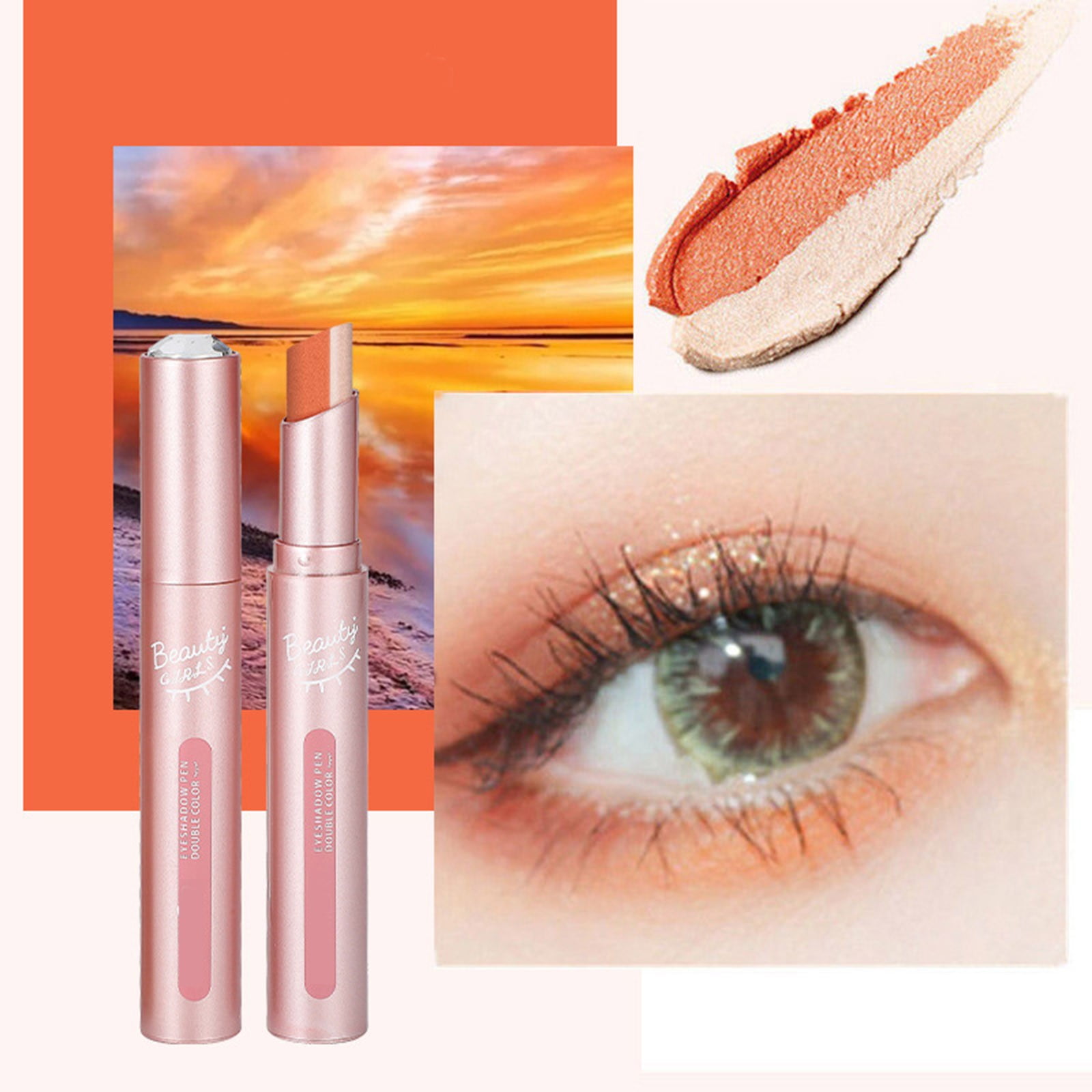 3-second Crease Double Eyelid Pen Eye Talk Two Faced Woman Makeup Bibs Girl Cosmetics Bride Makeup Creme Eye Shadow Cute Makeup Products Make up Girls 10-12 Makeup for Eyebrows Makeup Natural Look