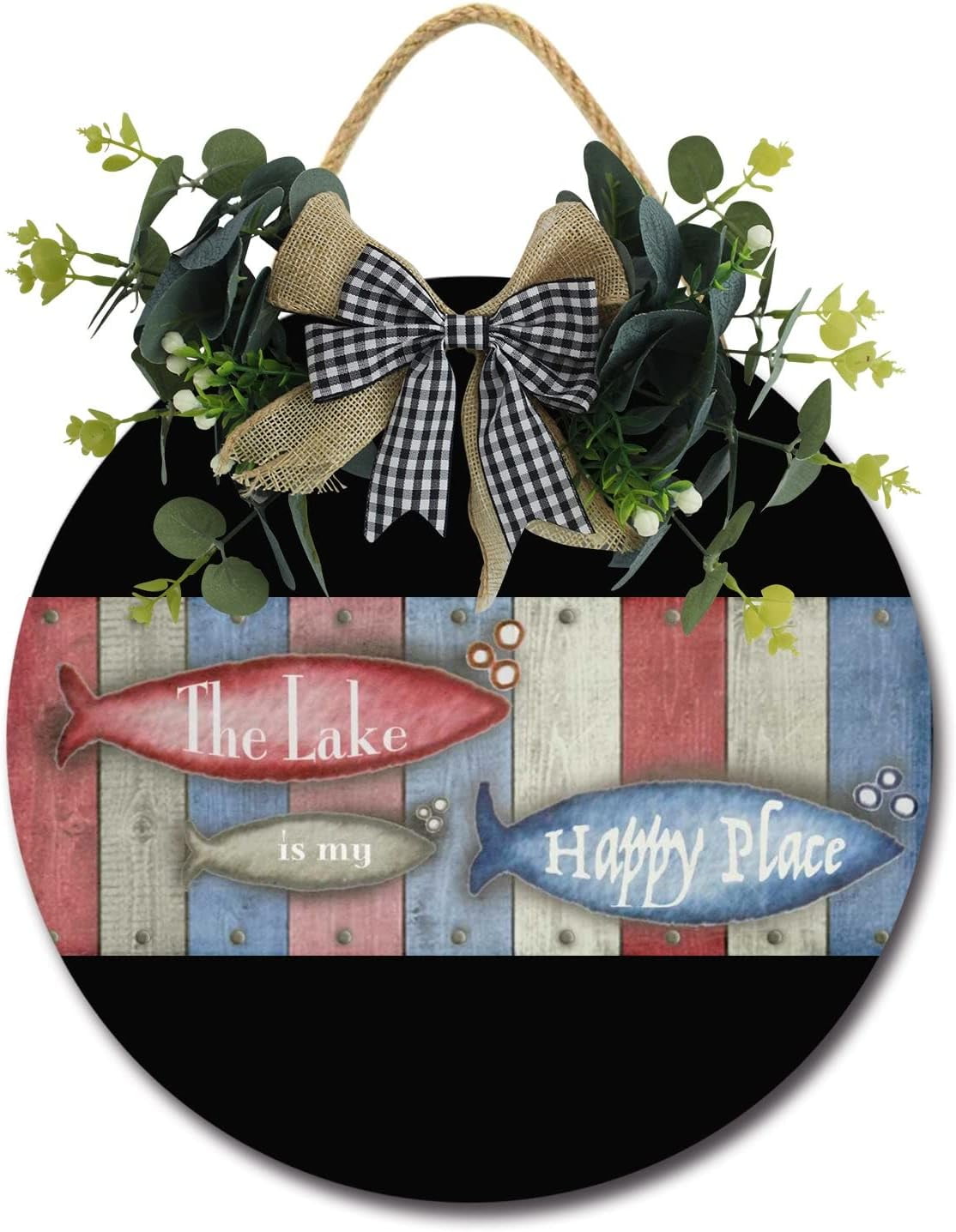 Funny Women's Tank Top - 'Day Drinking On The Lake Is My Happy Place' Vintage Sleeveless Shirt, Grey - View #7