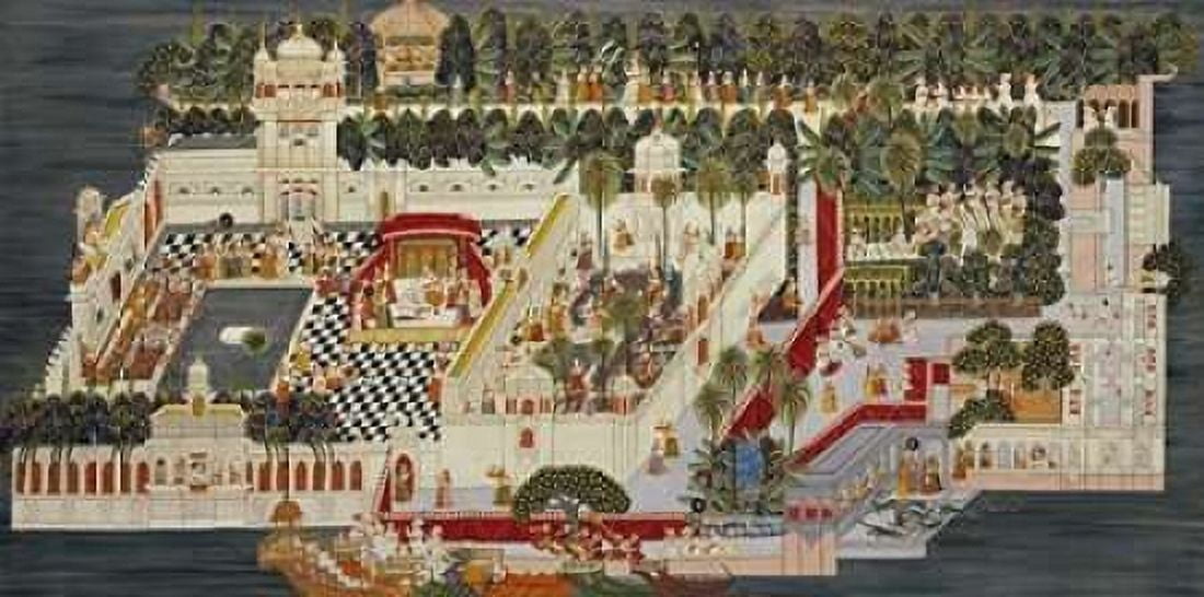 The Lake Palace Canvas Art - Udaipur (24 x 48)