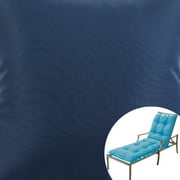 The Lakeside Collection Chaise Lounge Cushion - Solid Color Outdoor Lounge Chair Cushion - Navy