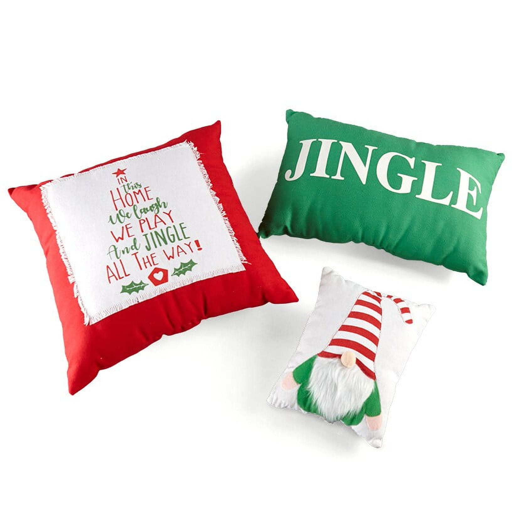 The Lakeside Collection Christmas Throw Pillows Decorative Accent