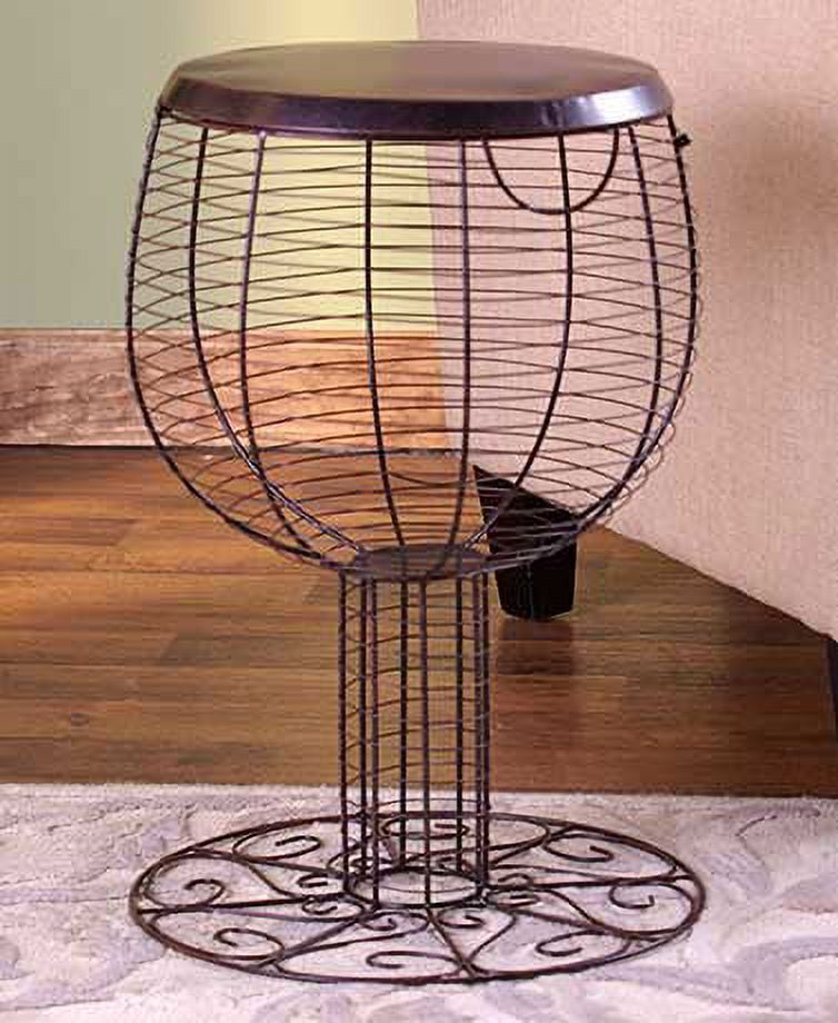 Cork holder accent table sale