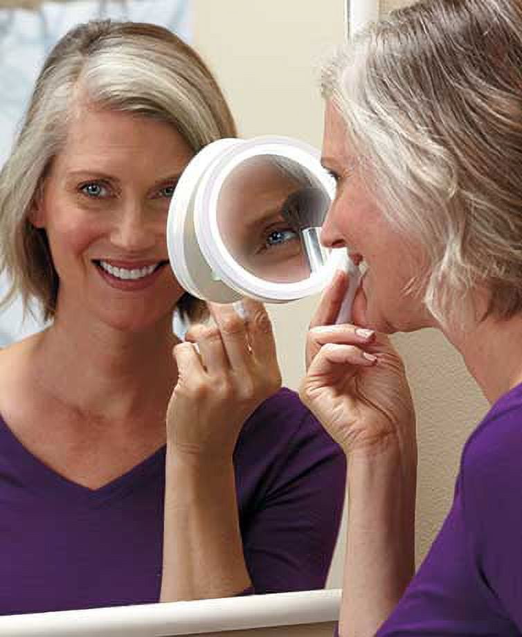 The Lakeside Collection LED Lighted Magnifying Mirror