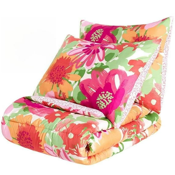 The Lakeside Collection Multicolor Floral Comforter Bedding Sets, Queen