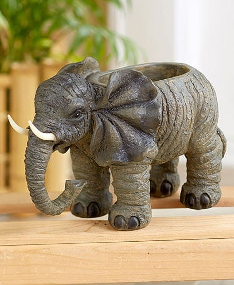 The Lakeside Collection Safari Elephant Planters