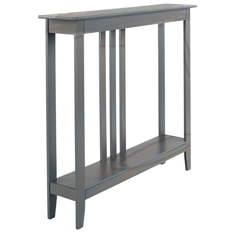 The Lakeside Collection Slim Entryway Home Accent or Console Table with Antique Finish 7