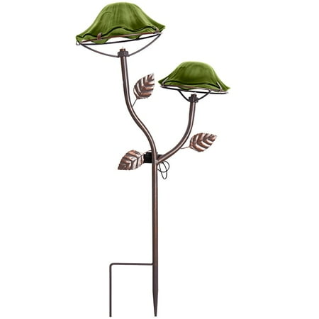 The Lakeside Collection Solar Blue LED Landscape & Walkway Light