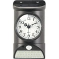 thumbnail image 1 of The Lakeside Collection Solar Lighted Clock - Outdoor Time Keeping Gauge with Light, 1 of 3