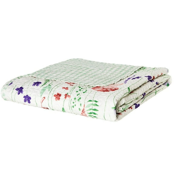 The Lakeside Collection Stella Mushroom Quilt Ensemble - King Quilt