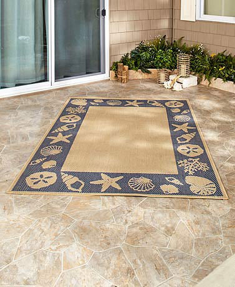 The Lakeside Collection Themed 60x84" Indoor/Outdoor Area Rug
