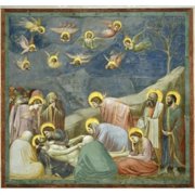 The Lamentation 1304-06 Giotto Ca1266-1337 Italian Fresco Capella degli Scrovegni Padua Italy Poster Print - 18 x 24 in.