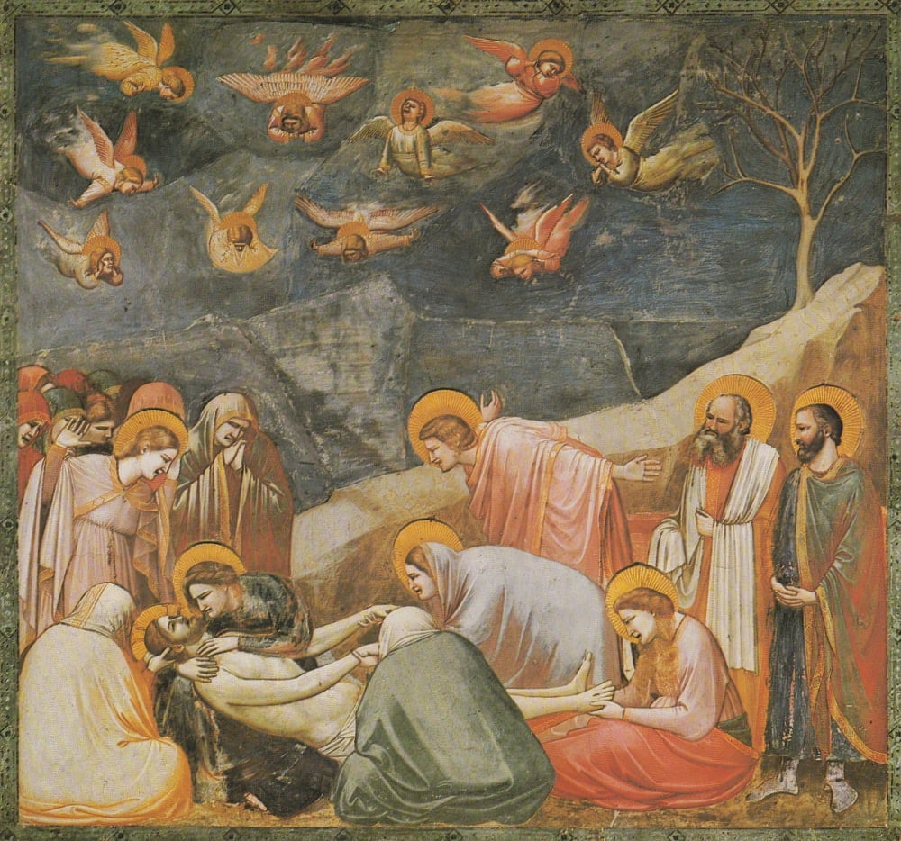 The Lamentation Canvas Art - Giotto (18 x 24)