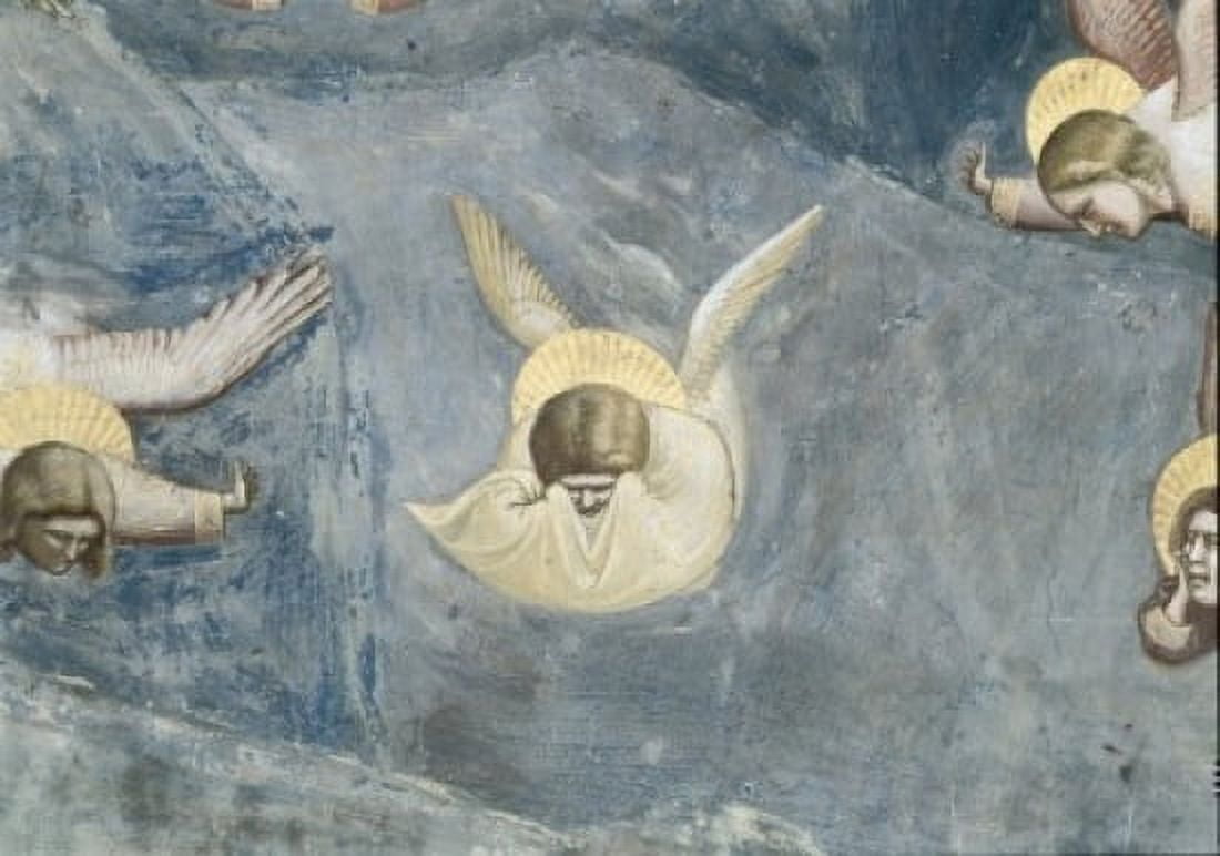 The Lamentation (Detail) Giotto (ca1266-1337 Italian) Fresco Capella Scrovegni Padua Italy Canvas Art - Giotto (18 x 24)