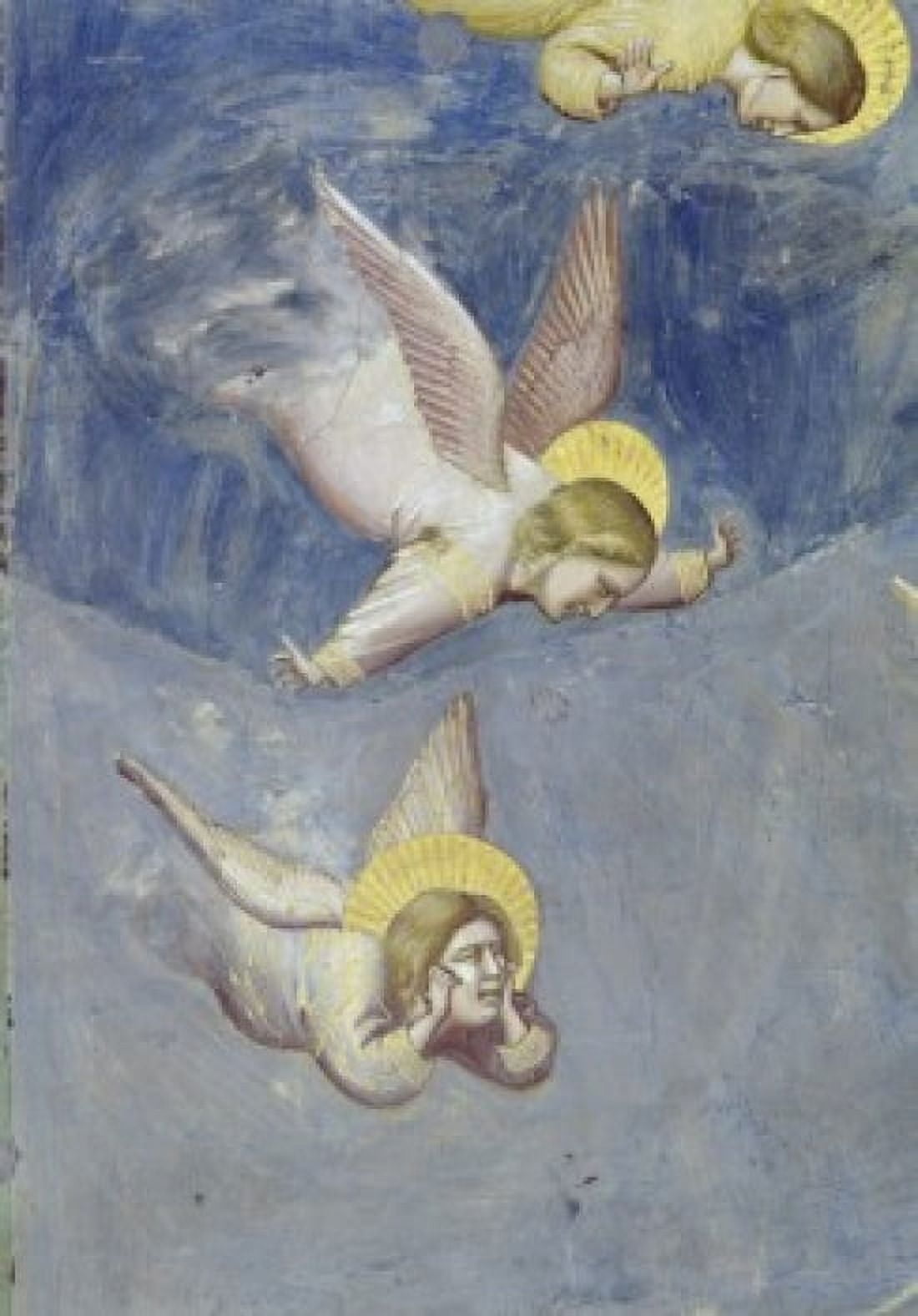 The Lamentation (Detail) Giotto di Bondone (c1266-1337Italian) Fresco Arena Chapel Padua Italy Canvas Art - Giotto di Bondone (18 x 24)