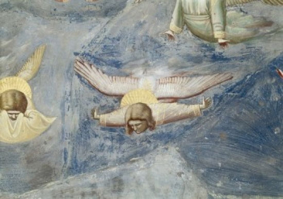 The Lamentation (Detail) Giotto di Bondone (c1266-1337Italian) Fresco Arena Chapel Padua Italy Canvas Art - Giotto di Bondone (24 x 36)