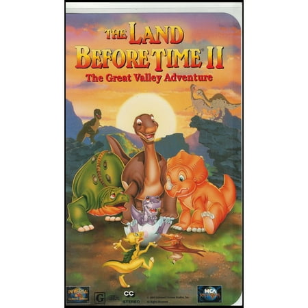 The Land Before Time II - The Great Valley Adventure (VHS Tape)