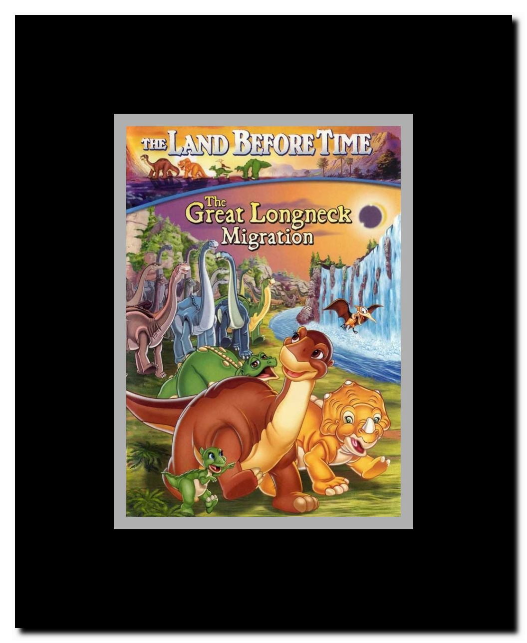 The Land Before Time X Framed Movie Poster