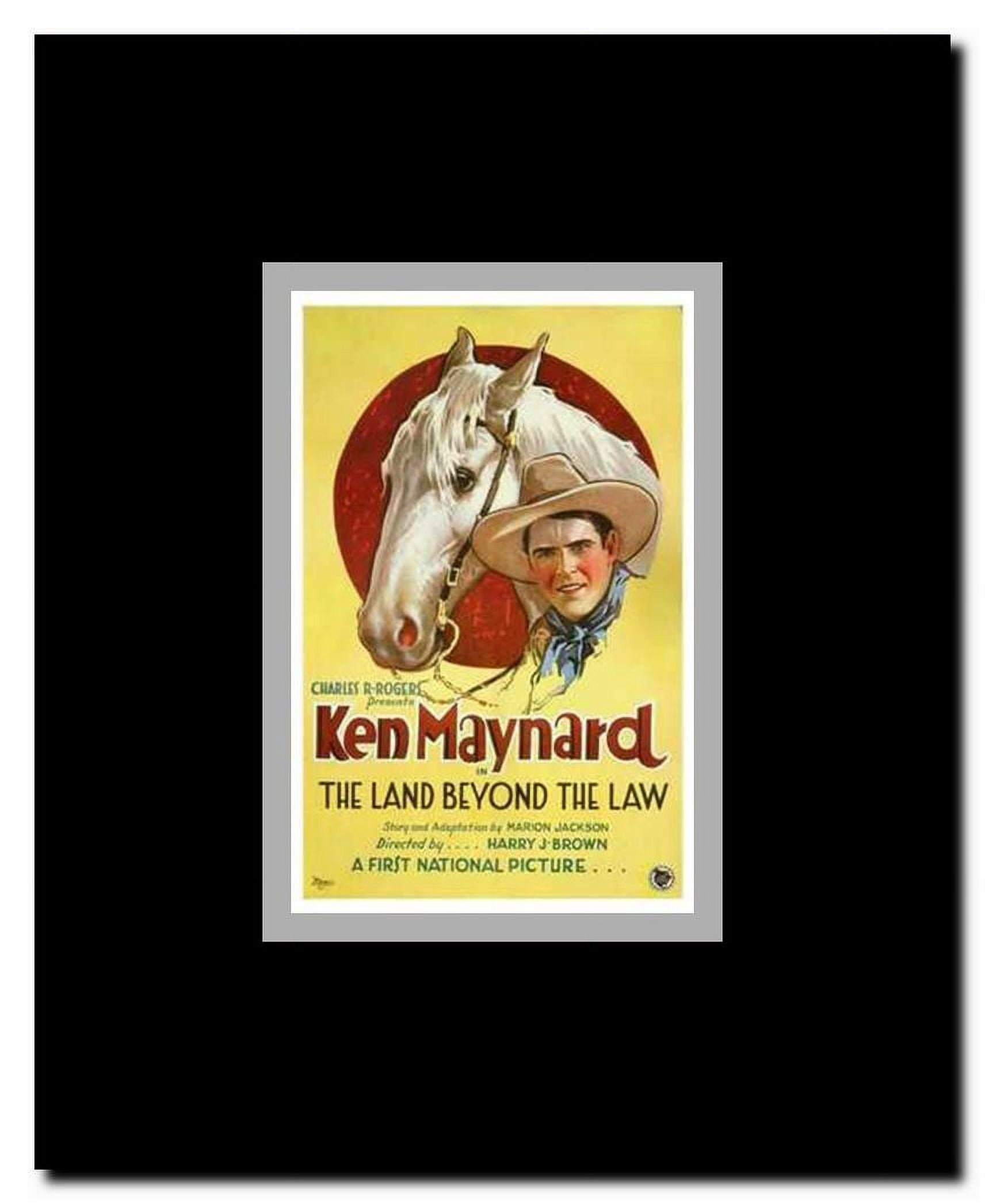 The Land Beyond the Law Framed Movie Poster