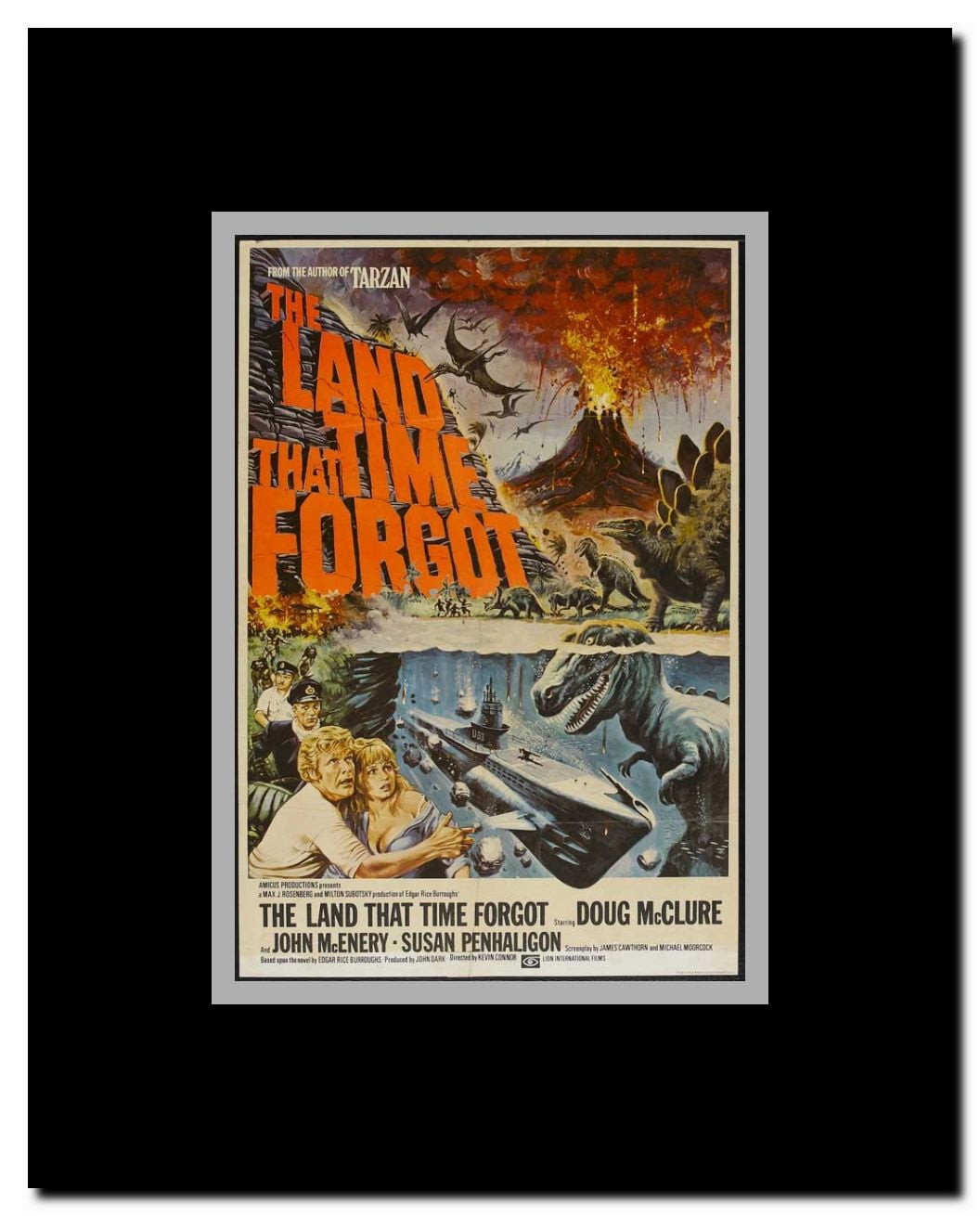 The Land That Time Forgot Framed Movie Poster