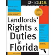 Pre-Owned The Landlords' Rights & Duties in Florida (Paperback) 1572484918 9781572484917