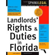 Pre-Owned The Landlords' Rights & Duties in Florida (Paperback) 1572484918 9781572484917