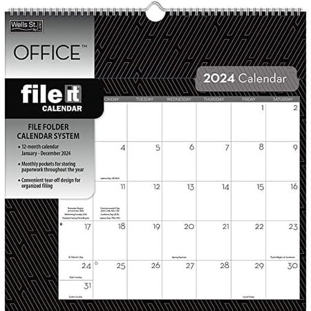 The Lang Companies, Inc. WSBL Office 2024 File-It™ Calendar (24997006033)