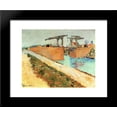 thumbnail image 1 of The Langlois Bridge at Arles with Road Alongside the Canal 20x24 Framed Art Print by Vincent van Gogh, 1 of 2