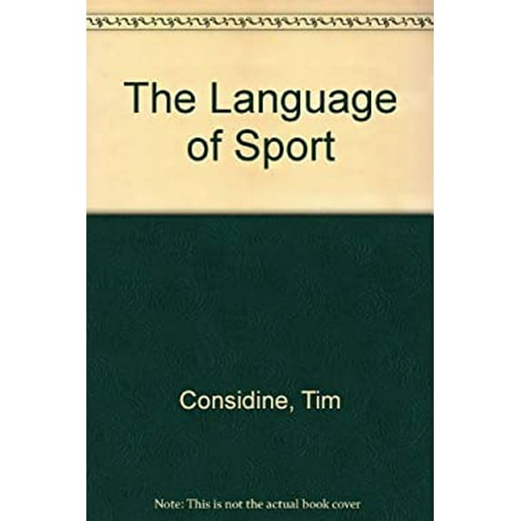 Pre-Owned The Language of Sport Paperback