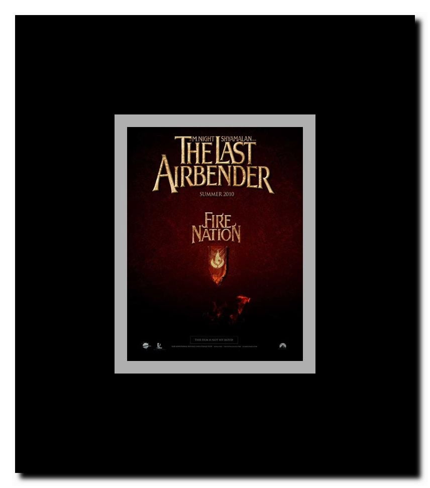 The Last Airbender - style B Framed Movie Poster