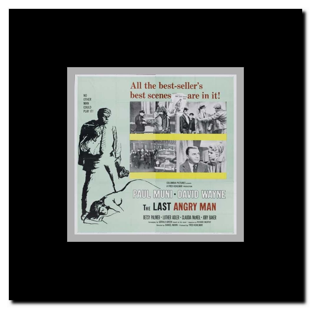 The Last Angry Man Framed Movie Poster
