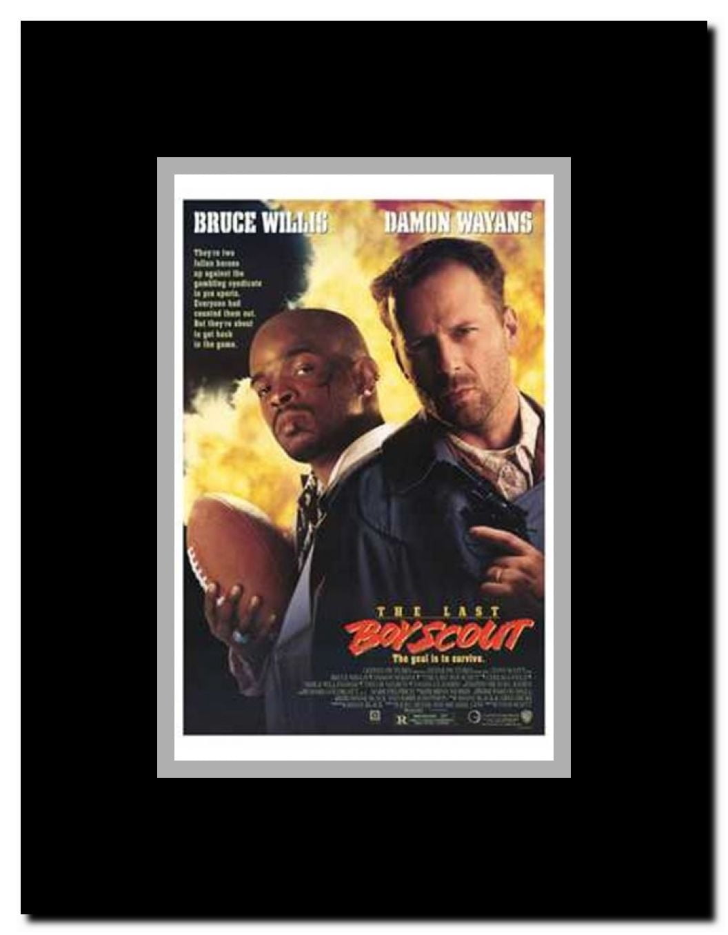 The Last Boy Scout Framed Movie Poster