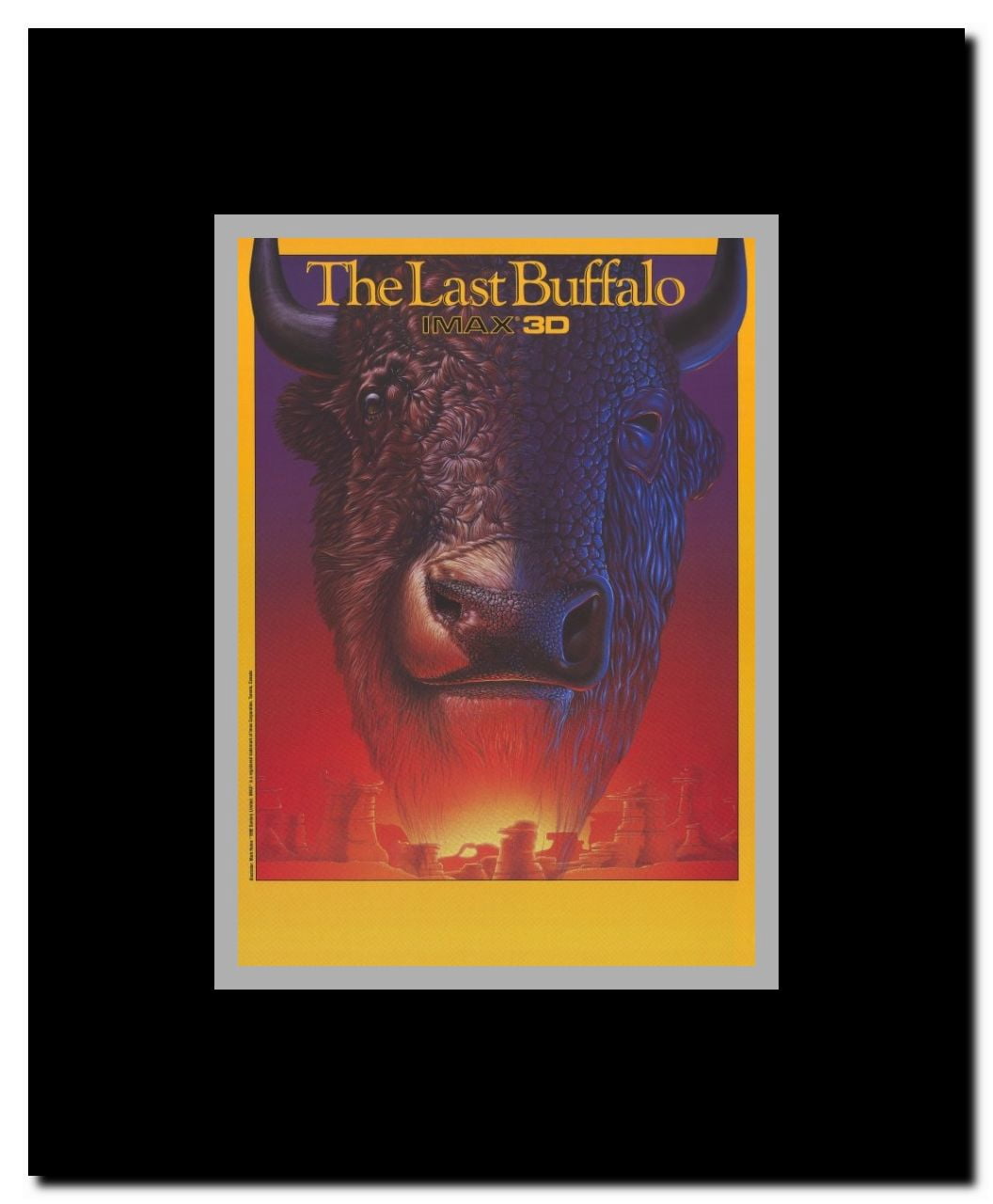 The Last Buffalo (IMAX) Framed Movie Poster