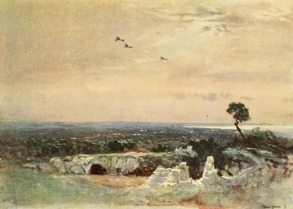 The Last Crusade 1920 The Air-road to Otranto Canvas Art - Donald Maxwell (18 x 24)