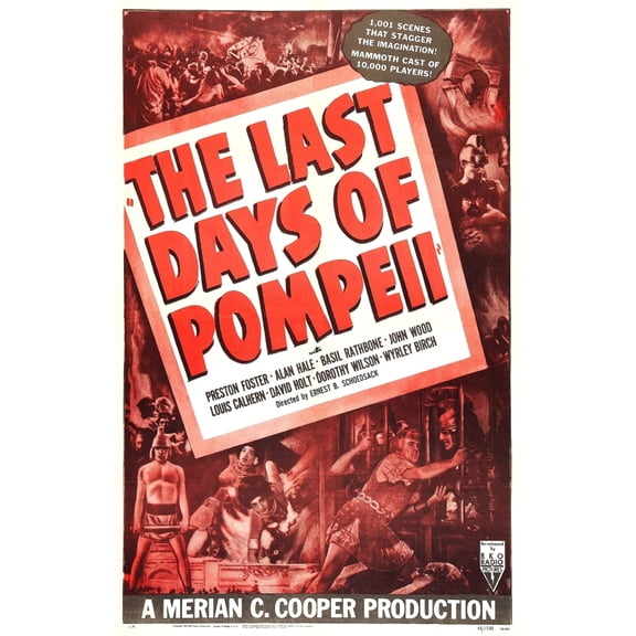 The Last Days Of Pompeii Us Poster Art 1935 Movie Poster Masterprint (11 x 17)