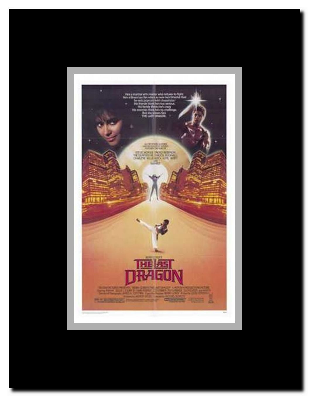 The Last Dragon Framed Movie Poster
