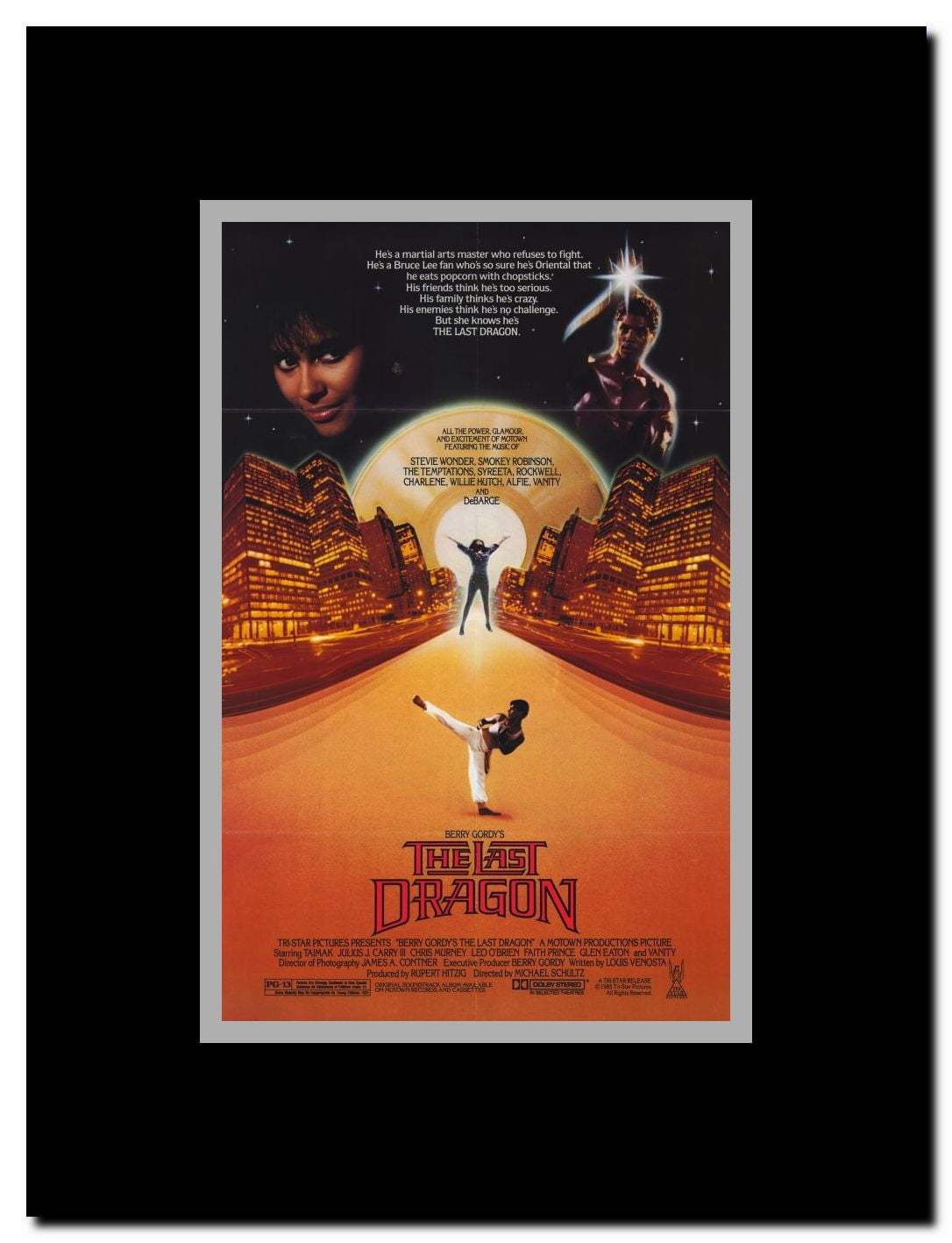 The Last Dragon Framed Movie Poster