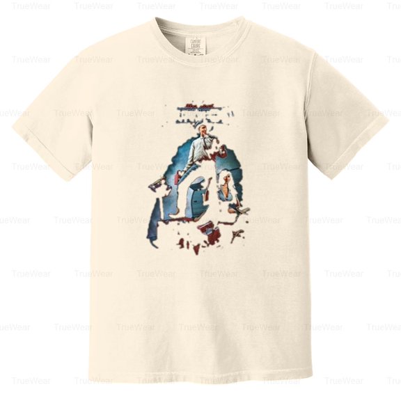 The Last DriveIn, Joe Bob Briggs, Horror Movie, Vintage, Shudder, Darcy Comfort Color T-Shirt Unisex, up to 4XL